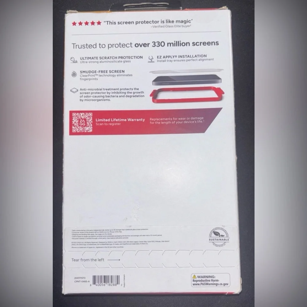 ZAGG Invisible Shield iPhone 15 Pro